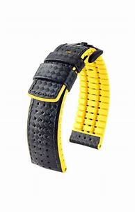 Image result for 22Mm Navy Blue and Yellow Watch Band