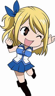 Image result for Anime Fairy Tail Lucy Chibi