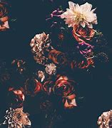 Image result for Black Floral Goth Wallpaper