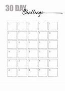 Image result for 30-Day Mental Health Challenge Calendar Printable