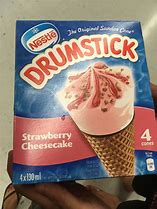 Image result for Kroger Ice Cream Strawberry Drumstick