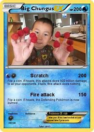 Image result for Big Chungus Pokemon Card