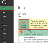 Image result for Protected View Excel Disable