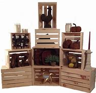 Image result for Wood Crate Display