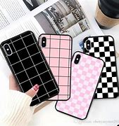 Image result for iPhone 11 Black and Red Checked Phone Case