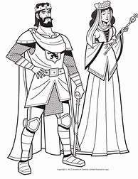 Image result for King and Queen Coloring Pages