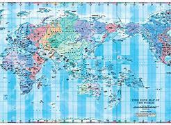 Image result for Pacific Ocean Time Zone Map