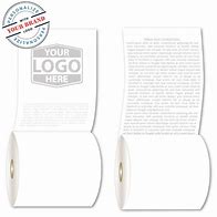 Image result for Text and Design On Back of Receipt Paper Roll