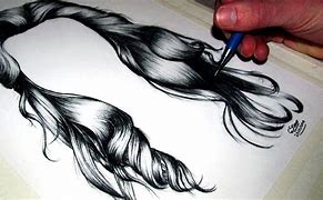 Image result for How Draw Realistic Hair