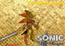 Image result for Sonic and the Black Knight Excalibur Sonic