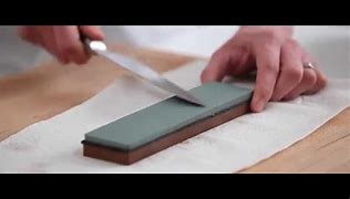 Image result for Sharpening a Knife with a Whetstone