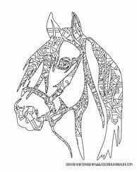 Image result for Horse Head Adult Coloring Pages