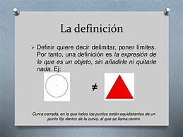 Image result for Definicion De Definir
