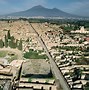 Image result for Birds Eye View of Pompeii with Mount Vesuvius