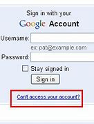 Image result for Forgot Password Gmail Account
