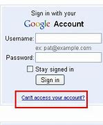 Image result for Forgot Password Gmail Design Pattern