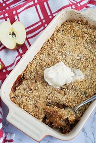 Image result for Easy Apple Crisp with Oats