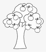 Image result for Apple Tree Drawing Black and White