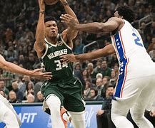 Image result for Joel Embiid Giannis Antetokounmpo