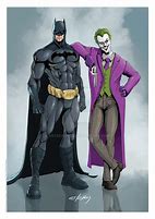 Image result for Jokr with Batman Drawing