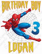 Image result for SVG Spider-Man Birthday Shirt