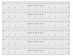 Image result for Labeled Ruler Inches