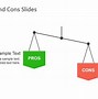 Image result for Pros and Cons Slide Design