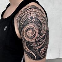 Image result for Mechanical Clock Tattoo
