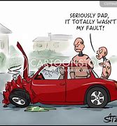 Image result for Funny Cartoon Car Crash
