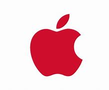 Image result for Red Apple Logo and Black Background