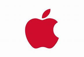 Image result for Apple Logo in Grey Red Color