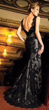 Image result for Black and Silver Wedding Dress for Guest