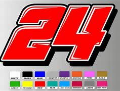 Image result for Racing Number Stickers