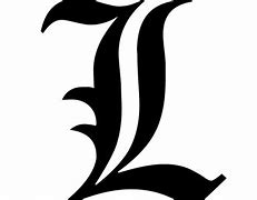 Image result for L Lawliet Sign