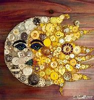 Image result for Button Art Silhouettes