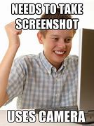 Image result for Phone Taking a Picture of Computer Screen Meme