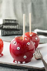 Image result for Halloween Food Apple