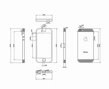 Image result for 1 Phone 5s Technical Drawing