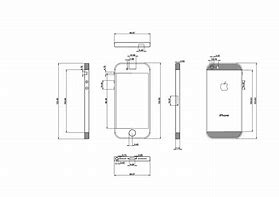 Image result for iPhone Technical Drawing