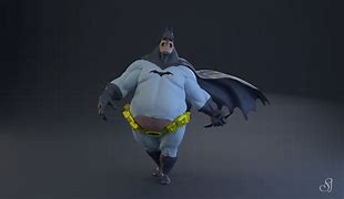 Image result for Fat Man in a Batman Costume