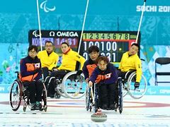 Image result for curling_na_wózkach