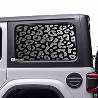 Image result for Cheetah Print Decal On SUV Side Mirror