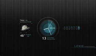 Image result for Rainmeter Nexus Clock