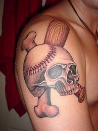 Image result for Broken Skull Tattoo