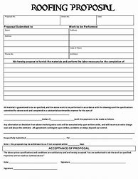 Image result for Roofing Bid Template Free