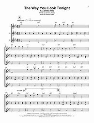 Image result for The Way You Look Tonight Ukulele Chords