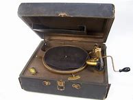 Image result for Antique Crank Record Player