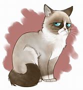 Image result for Grumpy Cat Fan Art