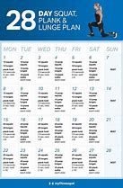 Image result for Plank and Squat Challenge