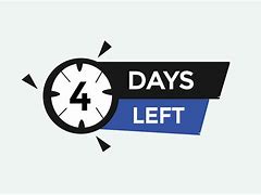 Image result for 4-Day Countdown